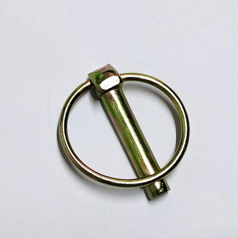 lasenersm 8 Pieces Pin Size 5/16" x 1-3/4" Heavy Duty Linch Pin Lock Pin Clips Tractor Lynch Pin Lynch Pin Fastener Assortment Kit for Farm Tractors Trailers Trucks Mowers Trolley Horsebox - Image 2